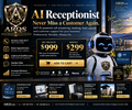 ARQS AI Receptionist — $999 setup — $299/month