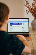 Digital marketing and social media content planning workspace