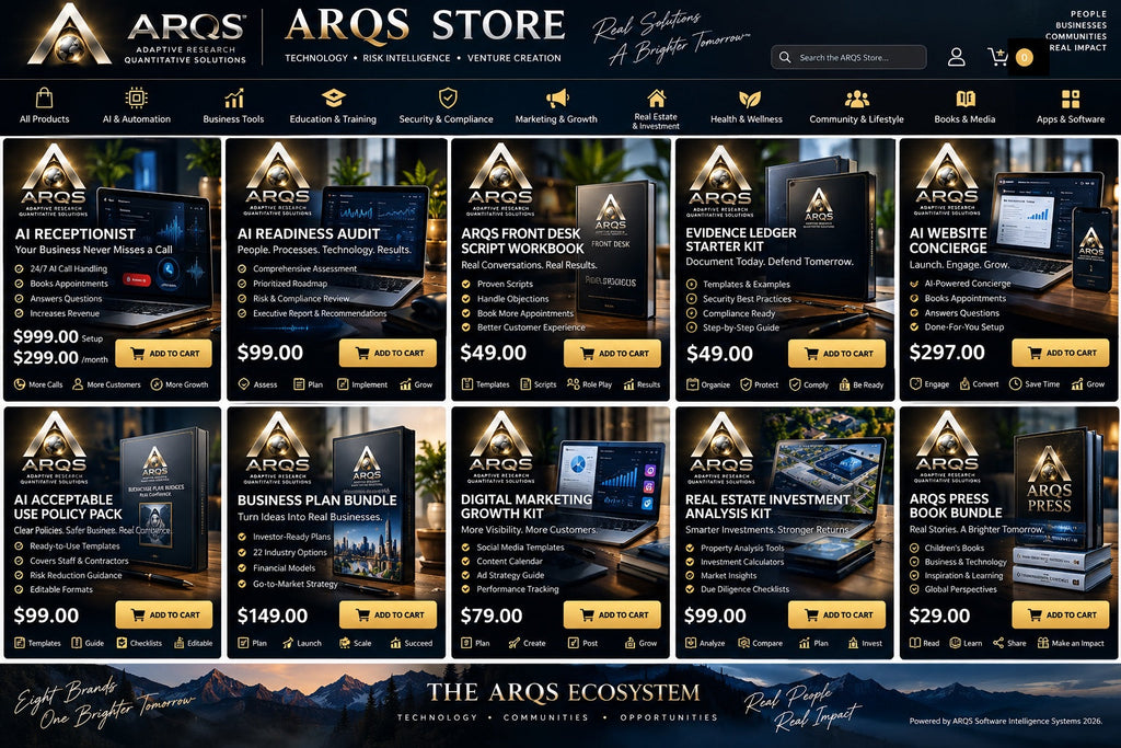 ARQS AI Front Desk — Monthly Support — ARQS approved catalog