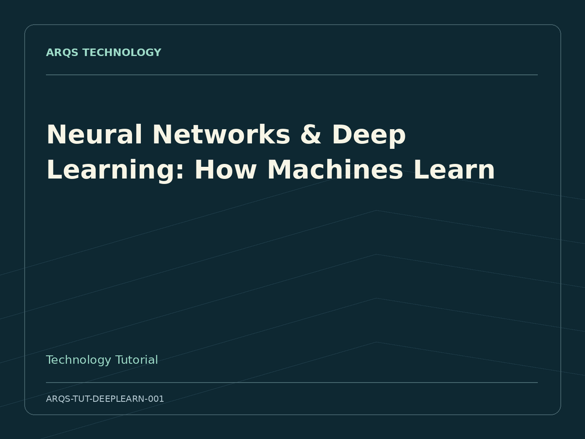 Neural Networks & Deep Learning: How Machines Learn — product cover