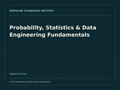Probability, Statistics & Data Engineering Fundamentals — product cover