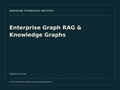 Enterprise Graph RAG & Knowledge Graphs — product cover