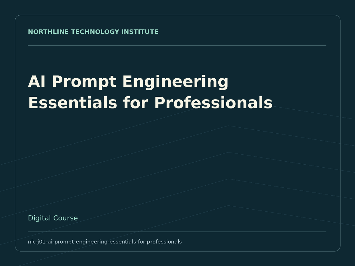 AI Prompt Engineering Essentials for Professionals — product cover