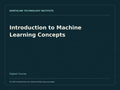 Introduction to Machine Learning Concepts — product cover