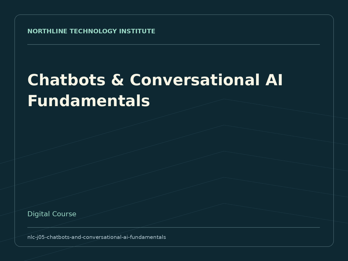 Chatbots & Conversational AI Fundamentals — product cover