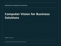 Computer Vision for Business Solutions — product cover