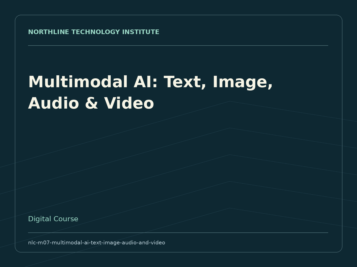 Multimodal AI: Text, Image, Audio & Video — product cover