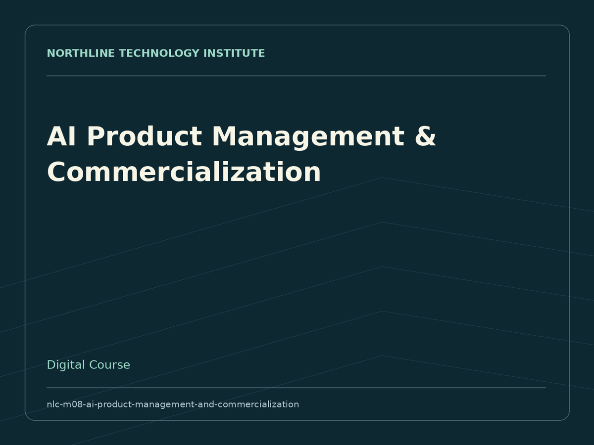 AI Product Management & Commercialization — product cover