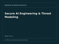 Secure AI Engineering & Threat Modeling — product cover