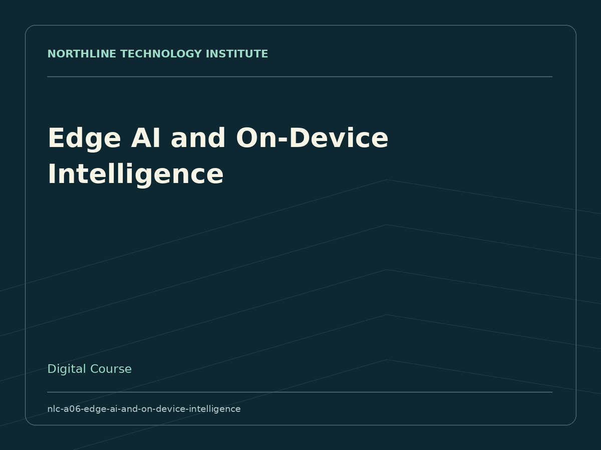Edge AI and On-Device Intelligence — product cover