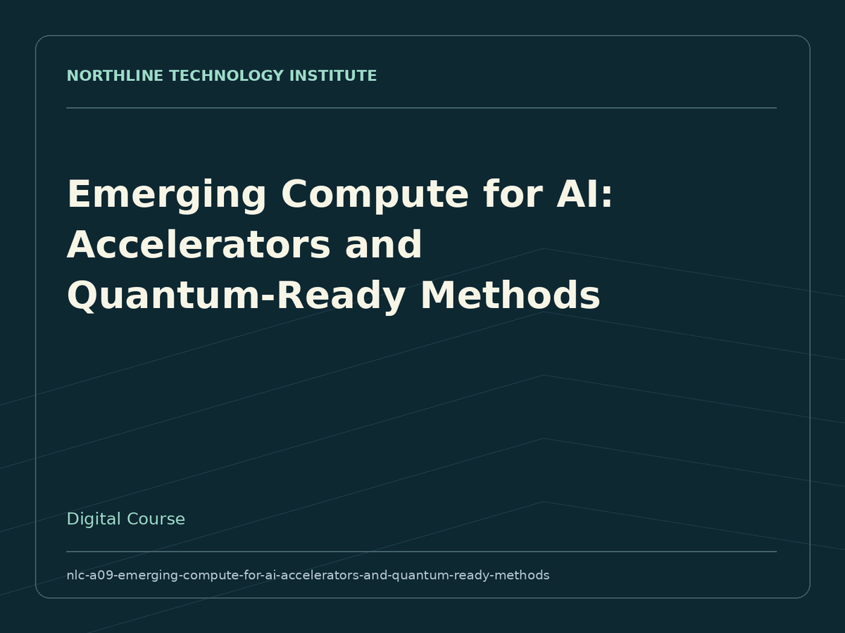 Emerging Compute for AI: Accelerators and Quantum-Ready Methods — product cover