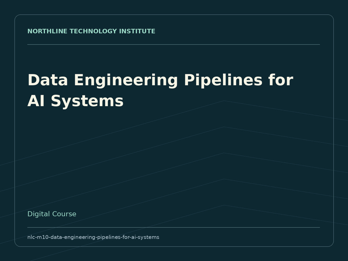 Data Engineering Pipelines for AI Systems — product cover