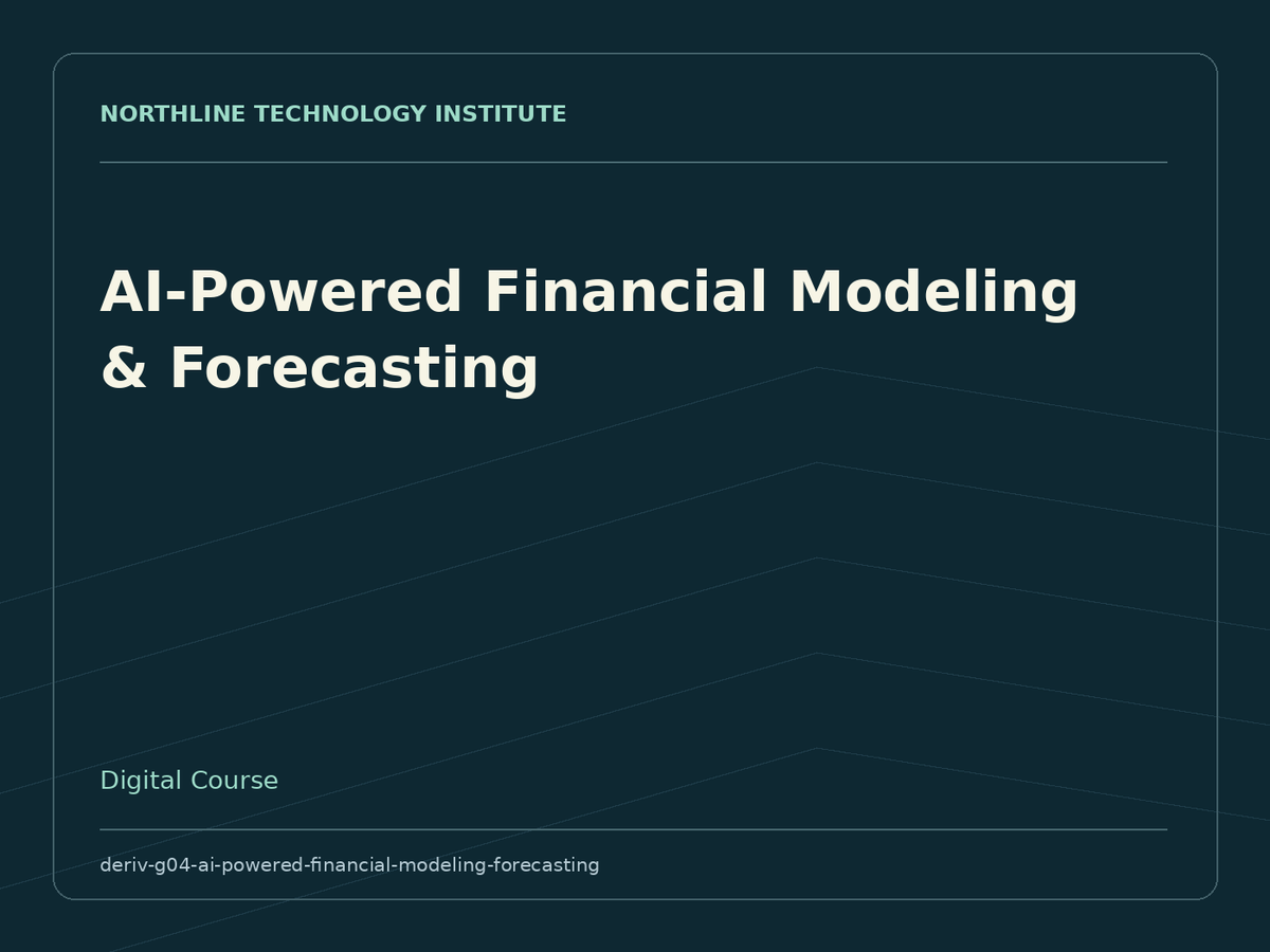 AI-Powered Financial Modeling & Forecasting — product cover