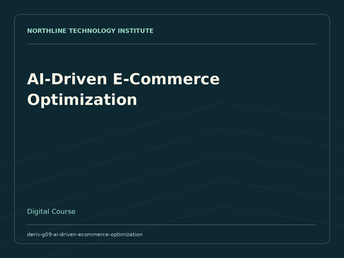 AI-Driven E-Commerce Optimization — product cover