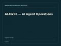 AI-M206 — AI Agent Operations — product cover