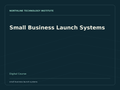 Small Business Launch Systems — product cover