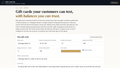 Gift Card Lite — digital gift cards for local shops by ARQS
