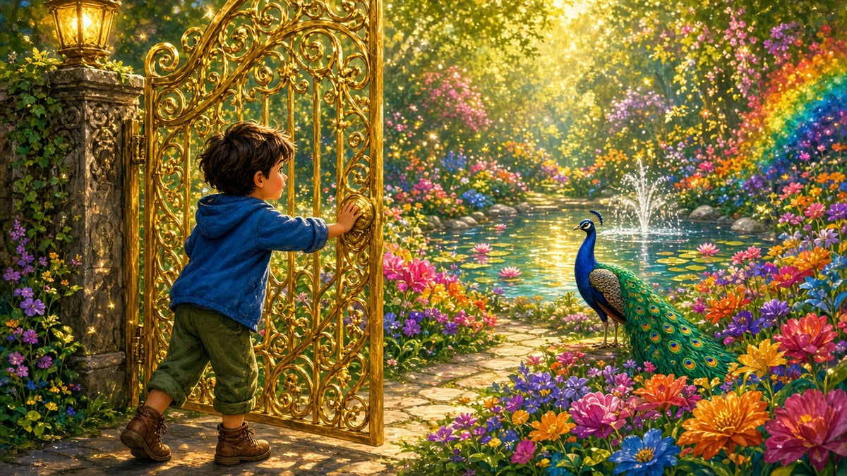 JP and the Secret Garden Gate