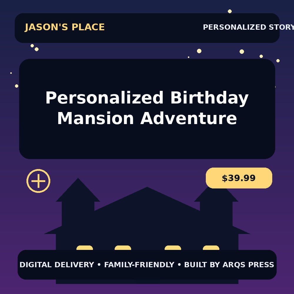 Personalized Birthday Mansion Adventure