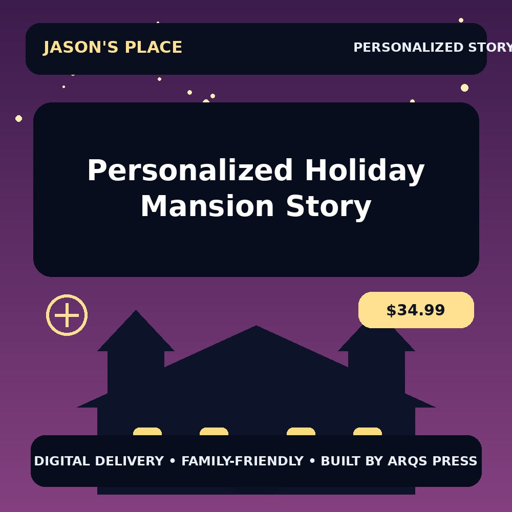 Personalized Holiday Mansion Story
