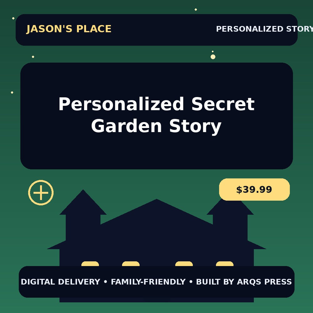 Personalized Secret Garden Story