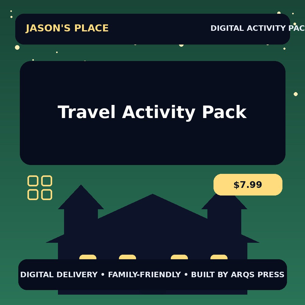 Travel Activity Pack