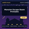Mansion Escape Room Printable