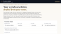 Newsletter Builder — weekly local newsletter drafts by ARQS